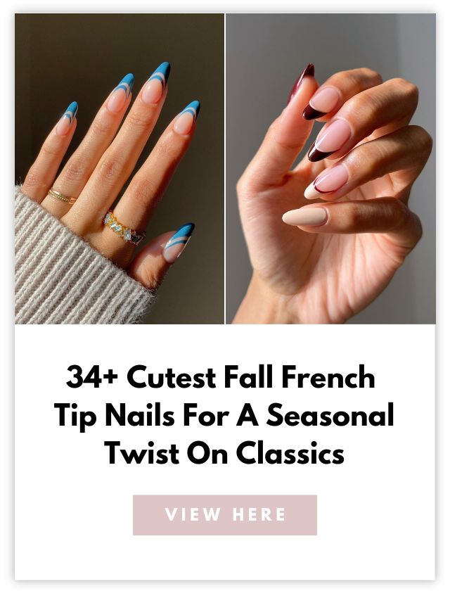 Fall French Nails Card