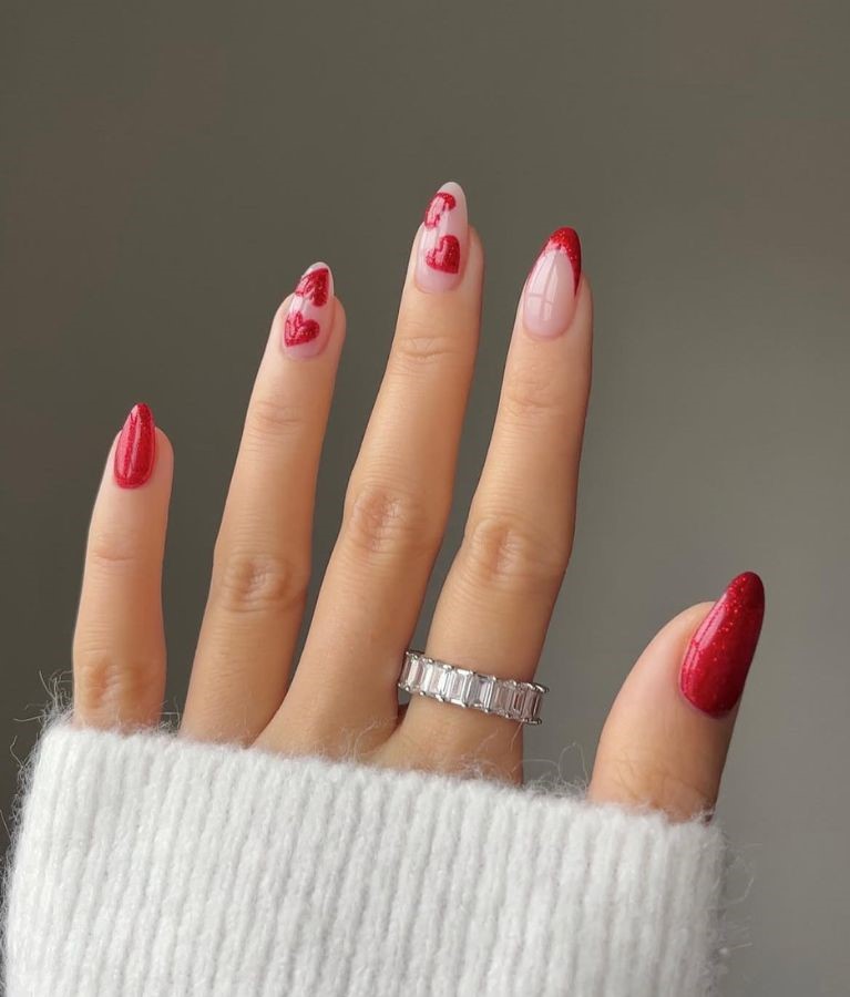 red heart nails 