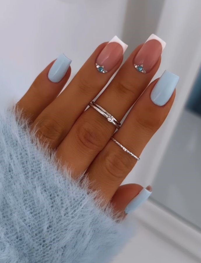 baby blue crystals