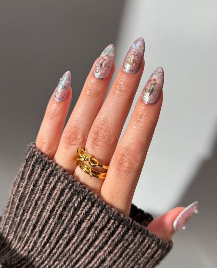 cottagecore nails