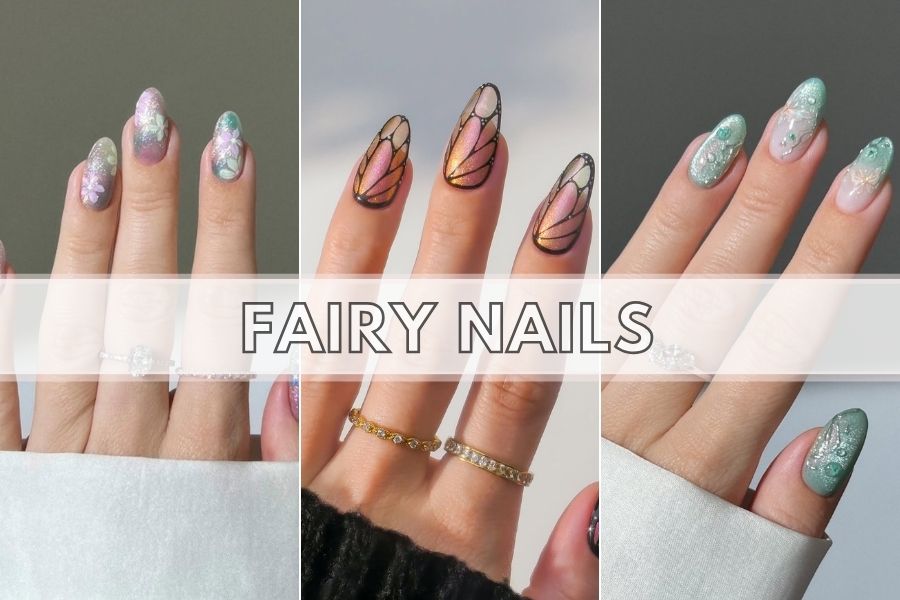 Fairy nails collage
