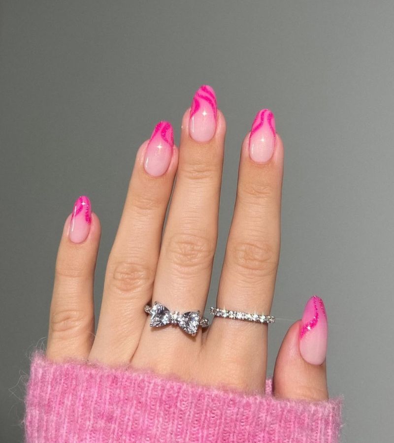 twisted pink tips
