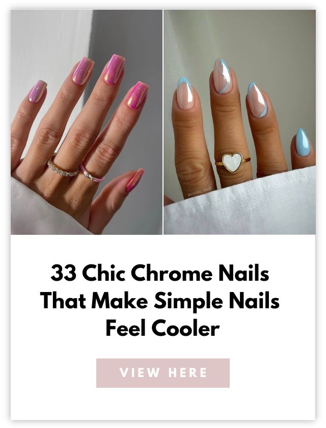 chrome nails card
