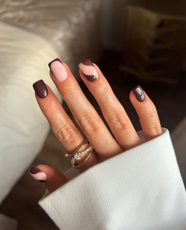brown mocha swirls