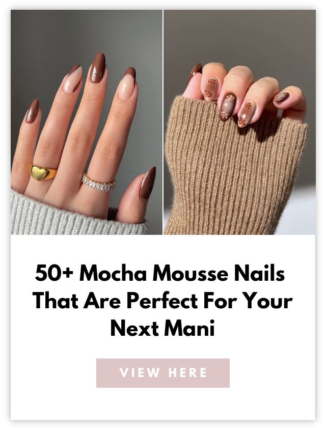 mocha mousse nails card 1