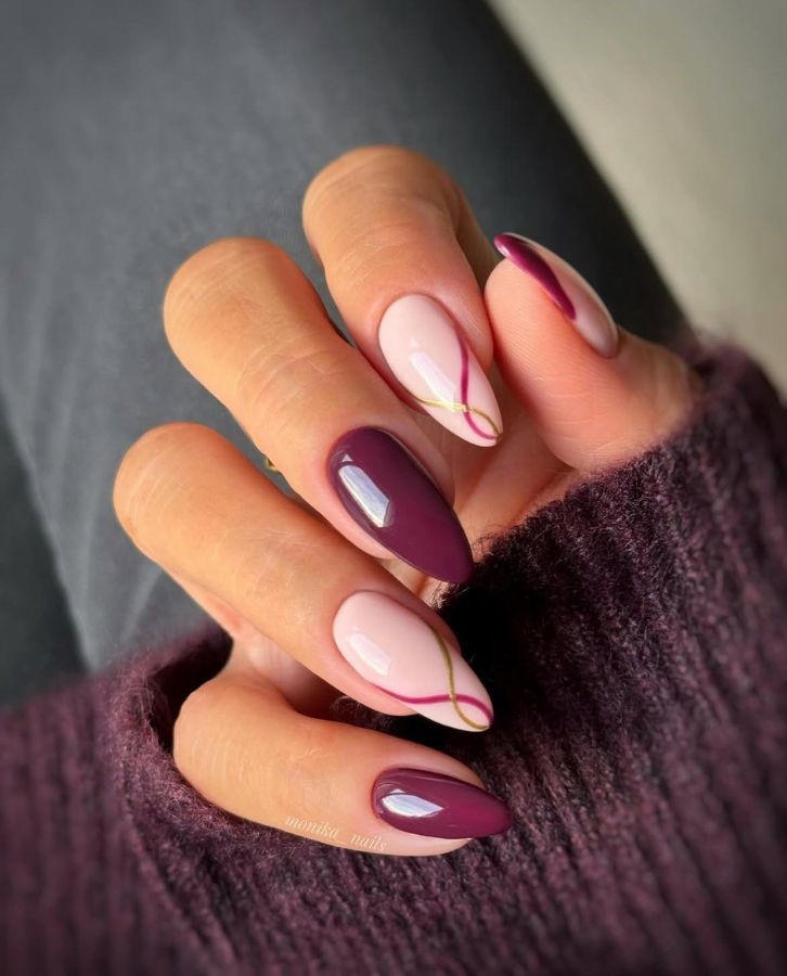 berry cute nails