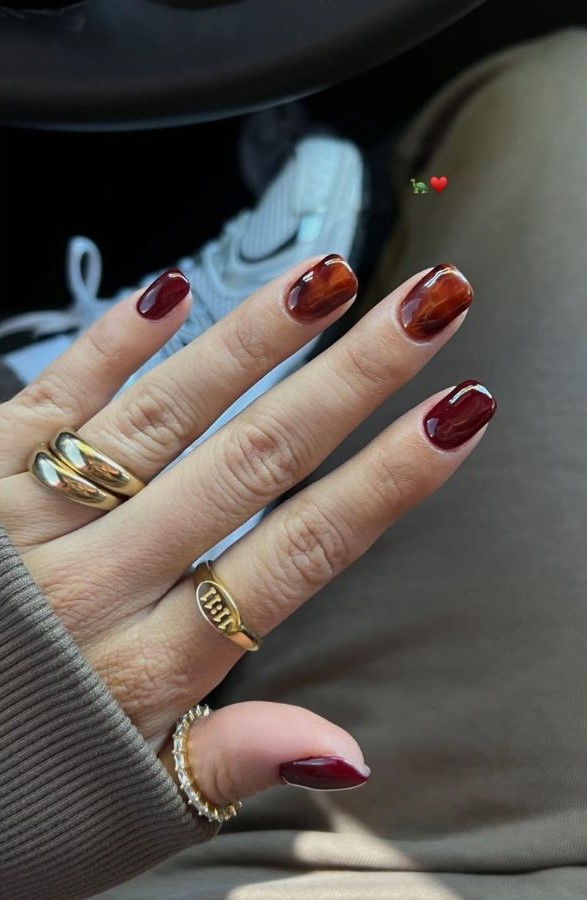 tortoise shell nails