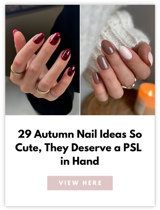 autumn nail designs card