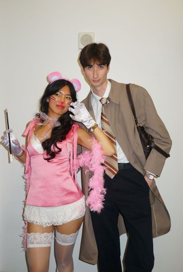 Pink Panther & Inspector couples halloween costumes