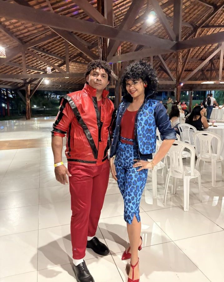 Michael Jackson & Ola Ray From Thriller