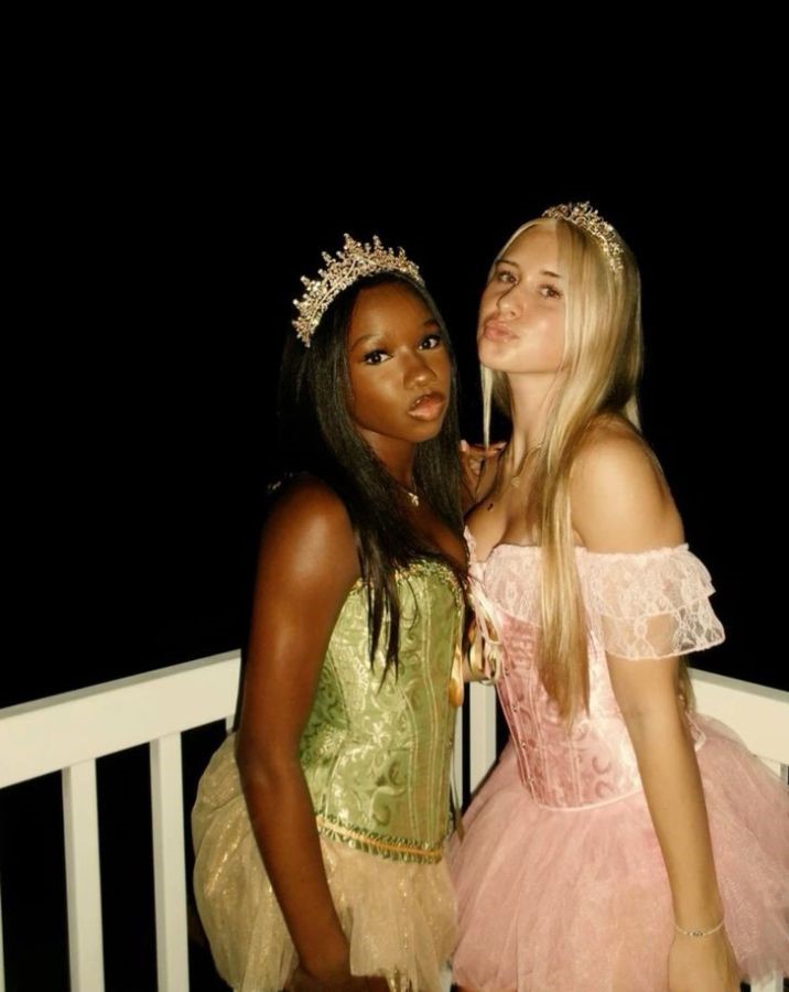 Princess Tiana & Princess Aurora Duo Costume