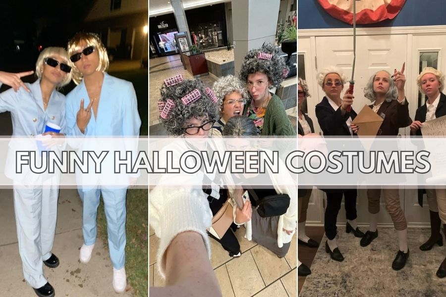 FUNNY HALLOWEEN COSTUMES COLLAGE