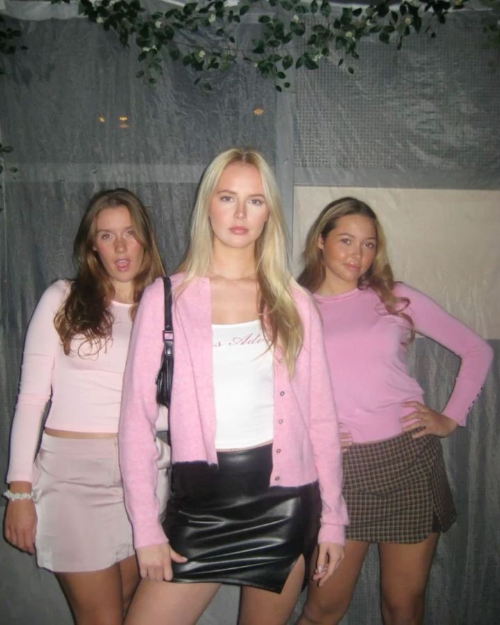 mean girls pink trio halloween costume