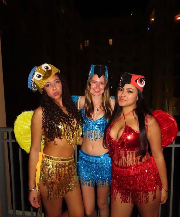 angry bird trio costumes