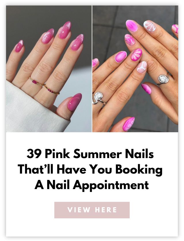 pink summer nails