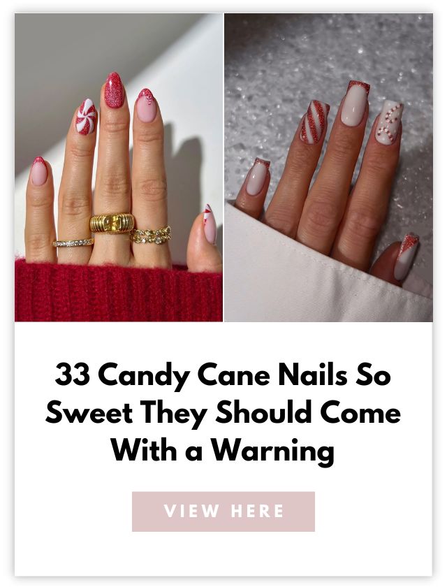 candy cane nails card 2