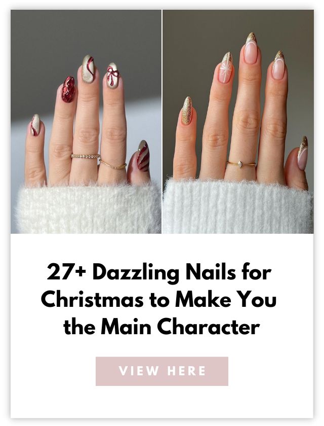 nails for christmas card