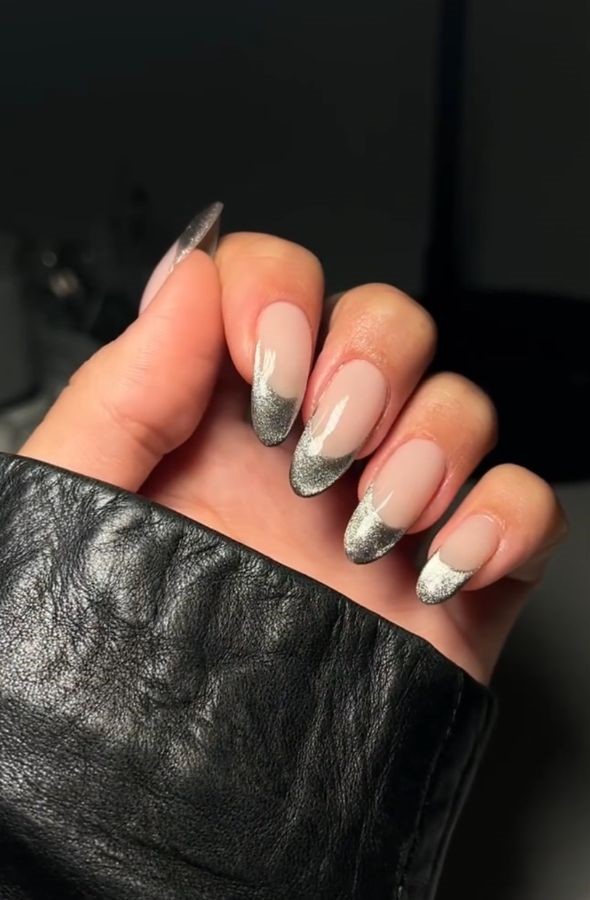 silver french tips