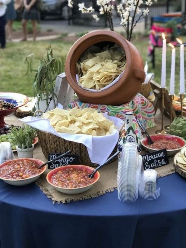 mexican backyard graduation party food