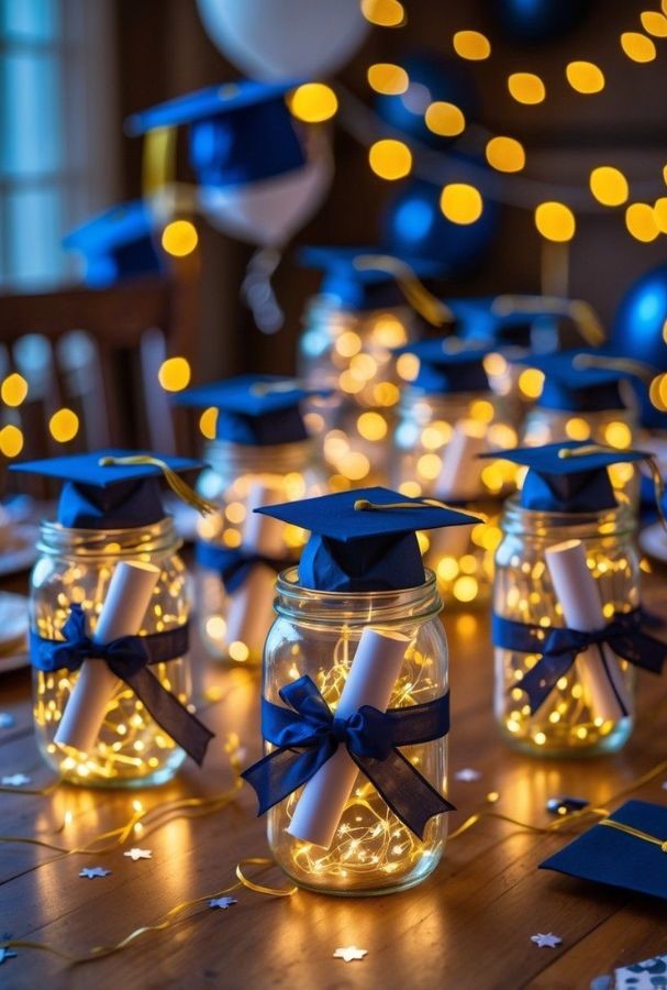 light up graduation mason jar with cap 