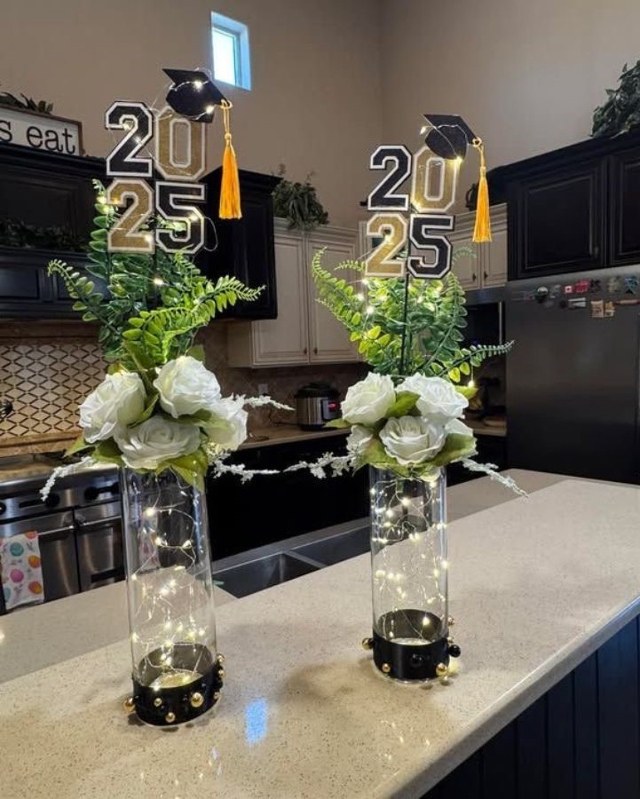 graduation party cylinder led centerpiece