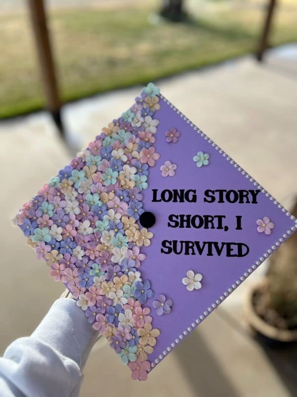 long story short i survived graduation cap