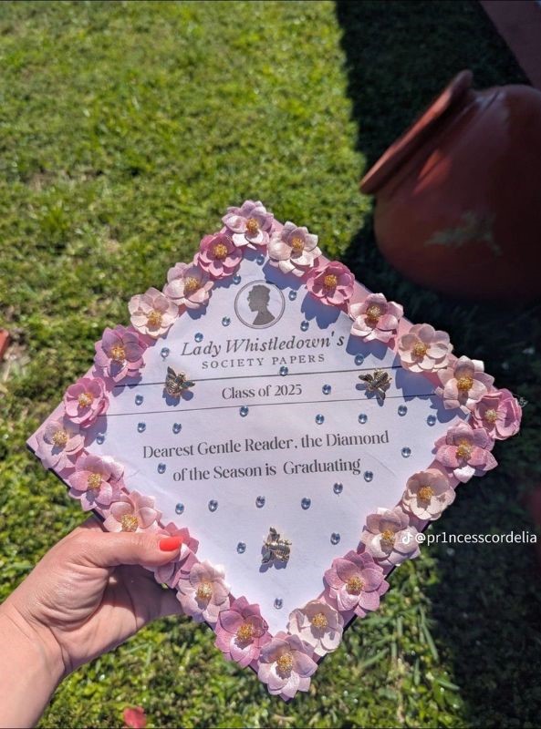 bridgeton season graduation cap