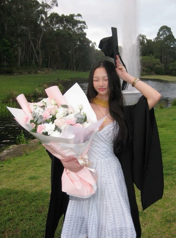 white lace graduation outfit idesas