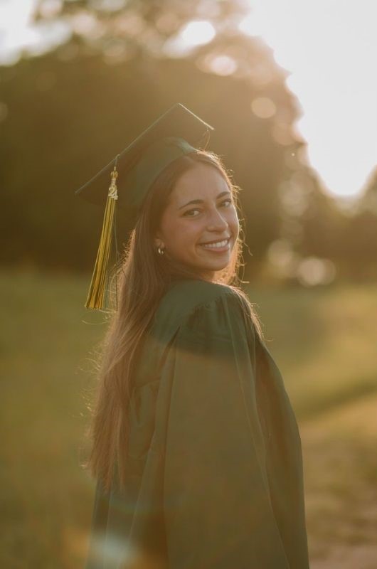 golden hour graduation photoshoot ideas