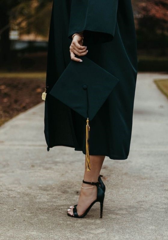 cap and heels detail shot