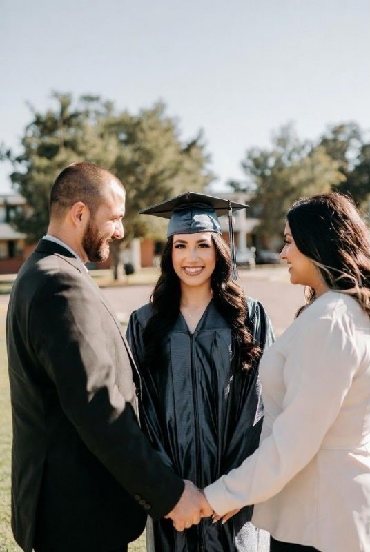 parents proud of their grad - graduation photoshoot ideas
