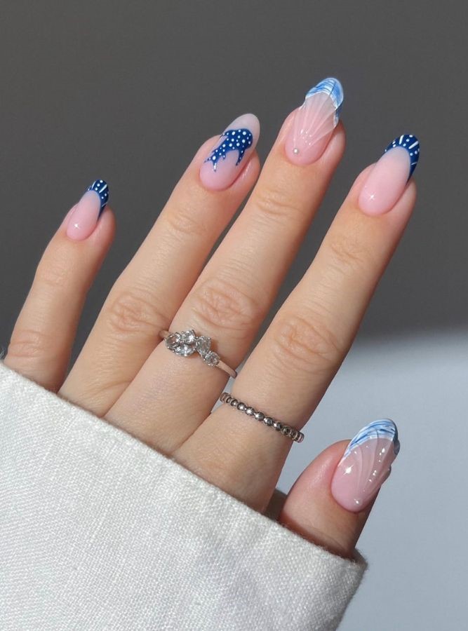 ocean french tips