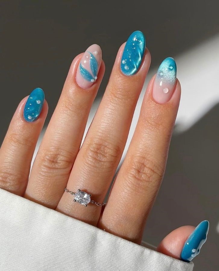 ocean water nails
