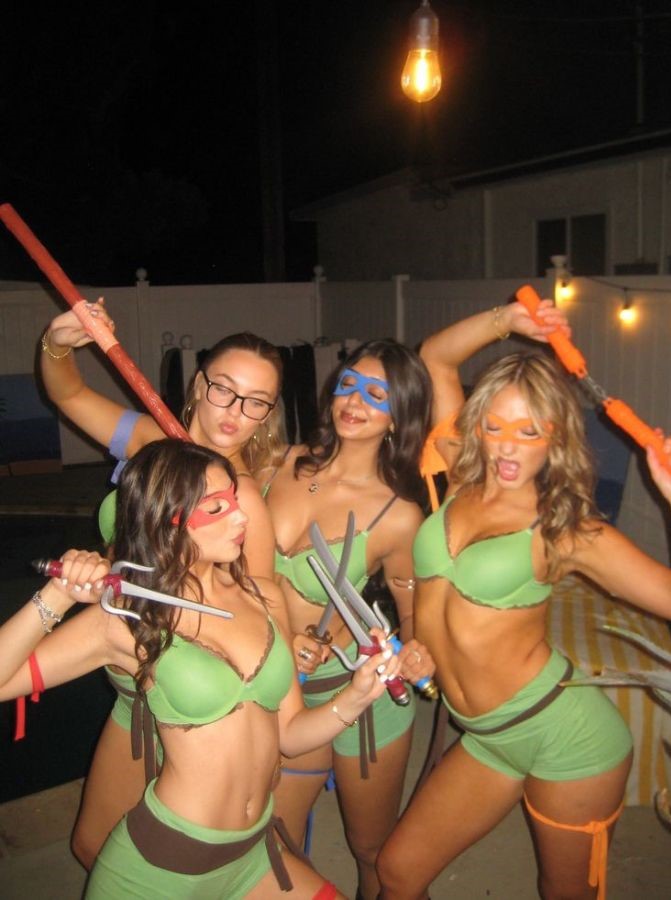 turtle mutant college group halloween costume ideas