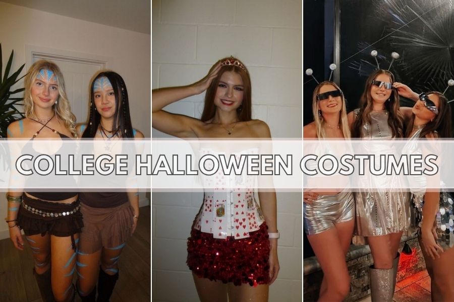 college halloween costumes collage