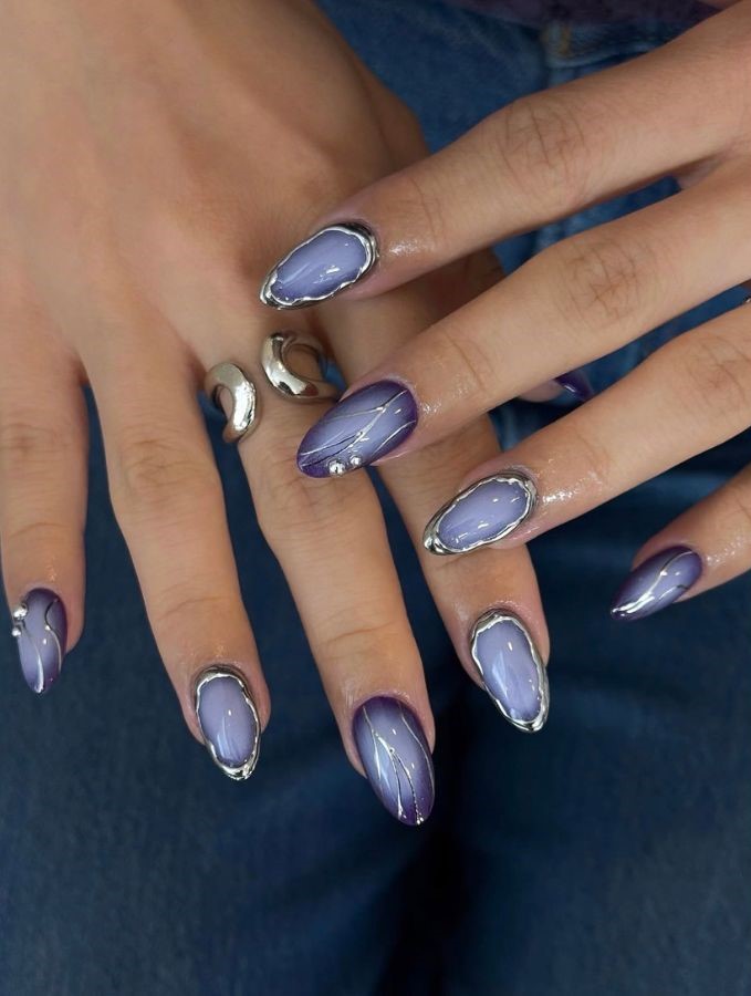 lavender nails