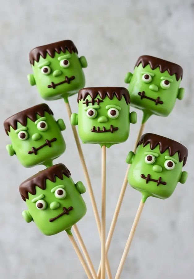 Frankenstein Cake Pops