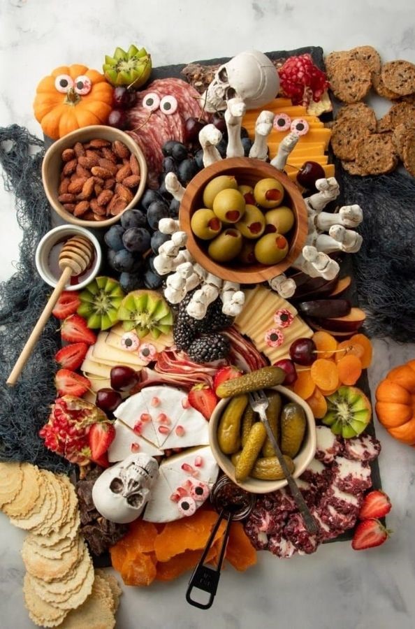 Creepy Eyeball Charcuterie Board