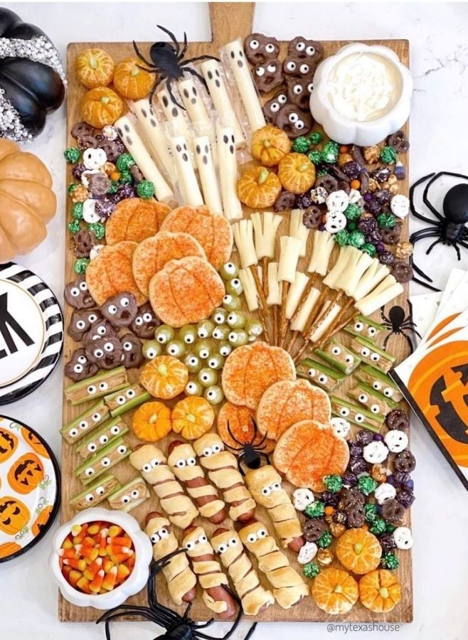 Halloween Snack Board for a Crowd