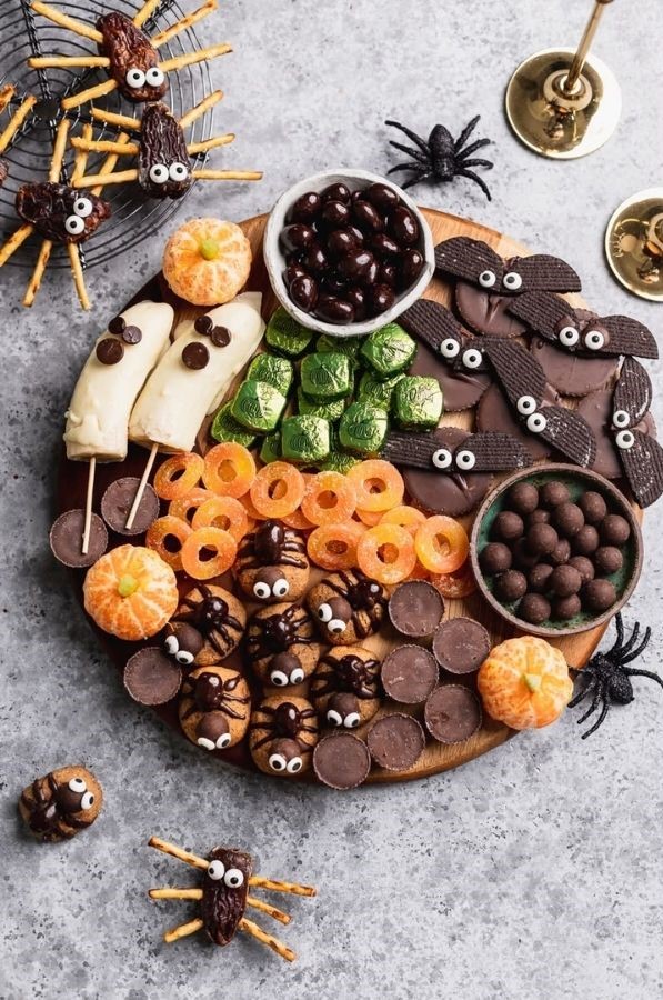 The Chocolate Bug halloween charcuterie Boards