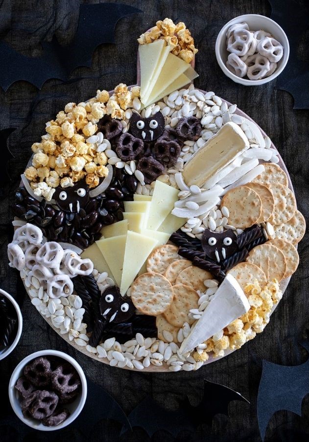 Midnight Bat Charcuterie Board