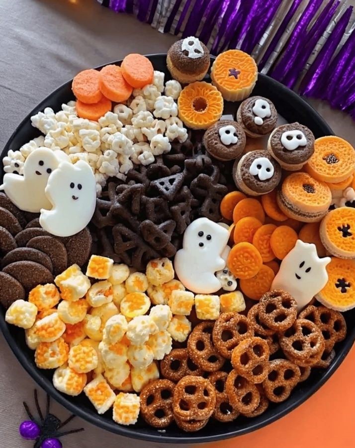 The Ghost Movie Night Platter halloween charcuterie boards