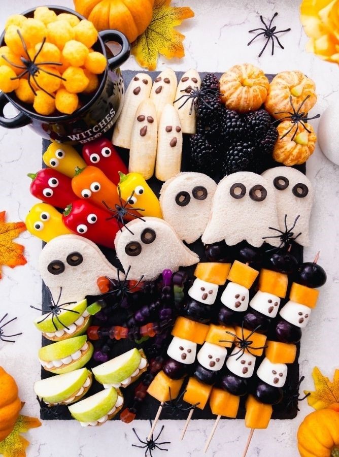 Halloween Monster Fruit Grazing Board