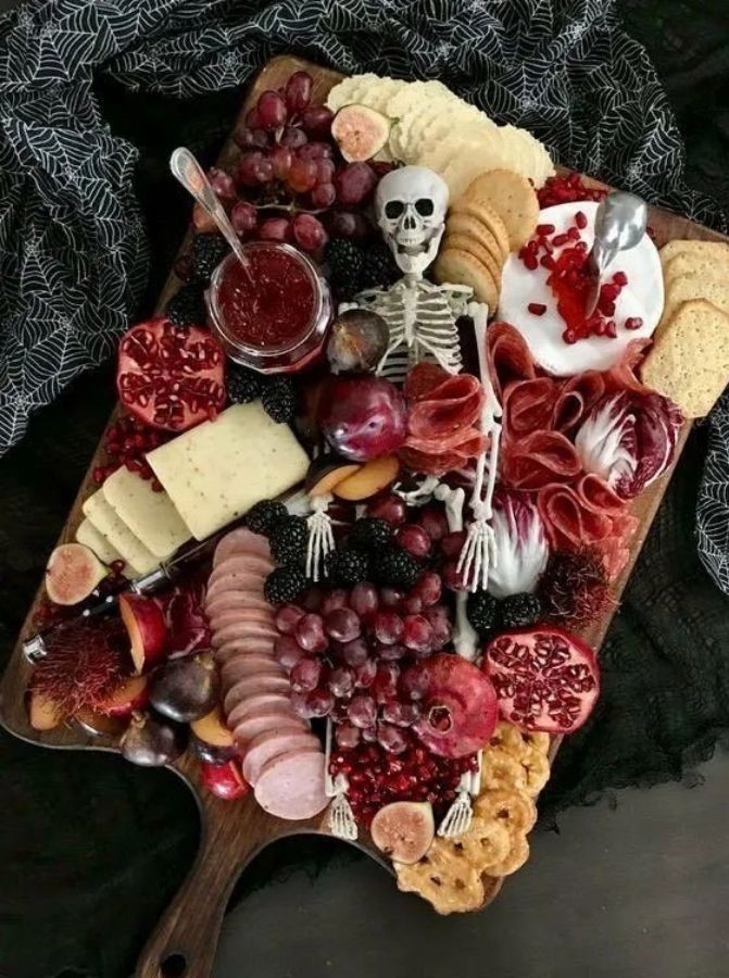 bloody skeleton board