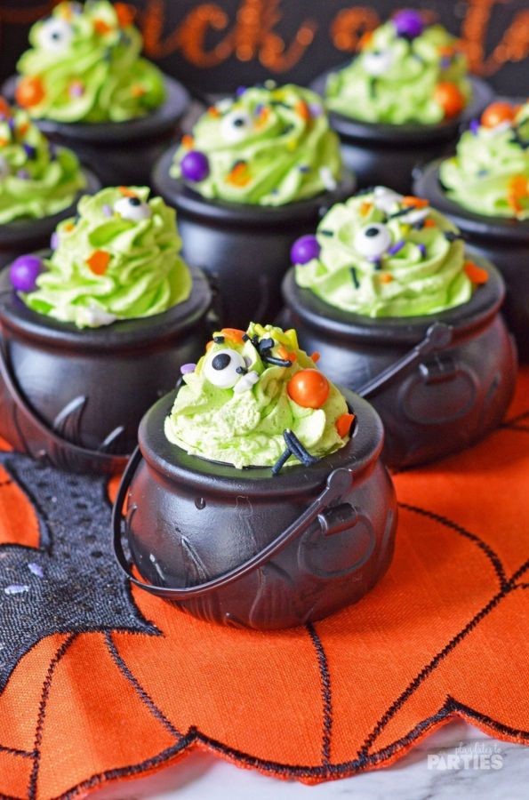 halloween desserts Witch’s Cauldron Cupcakes