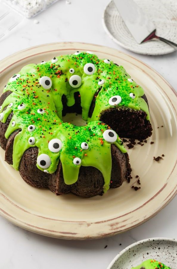 Gooey Eyeball Bundt Cake